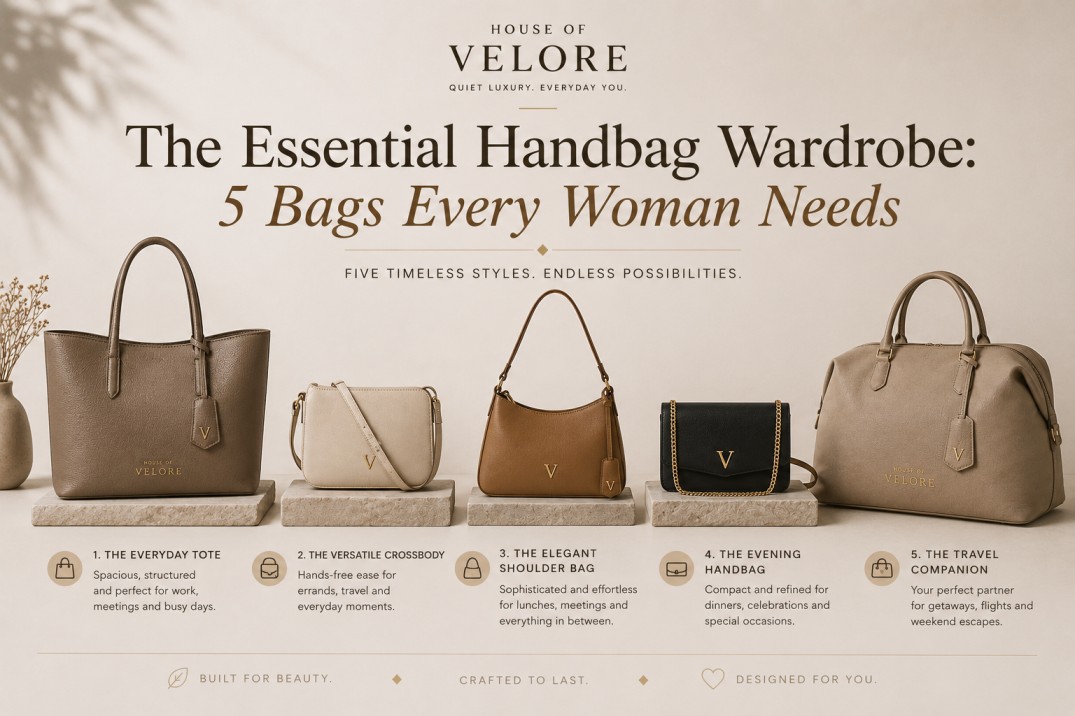 The Essential Handbag Wardrobe: 5 Bags Every Woman Needs